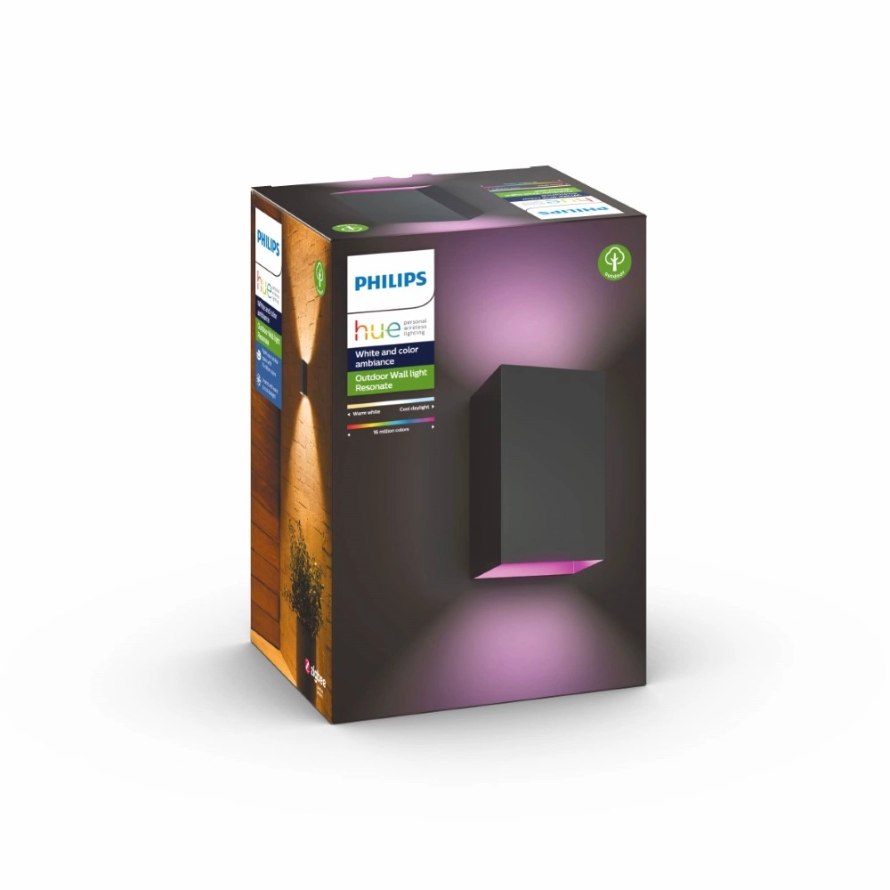 Outdoor Lamp Up-Down Hue Resonate black Philips 8718696174388