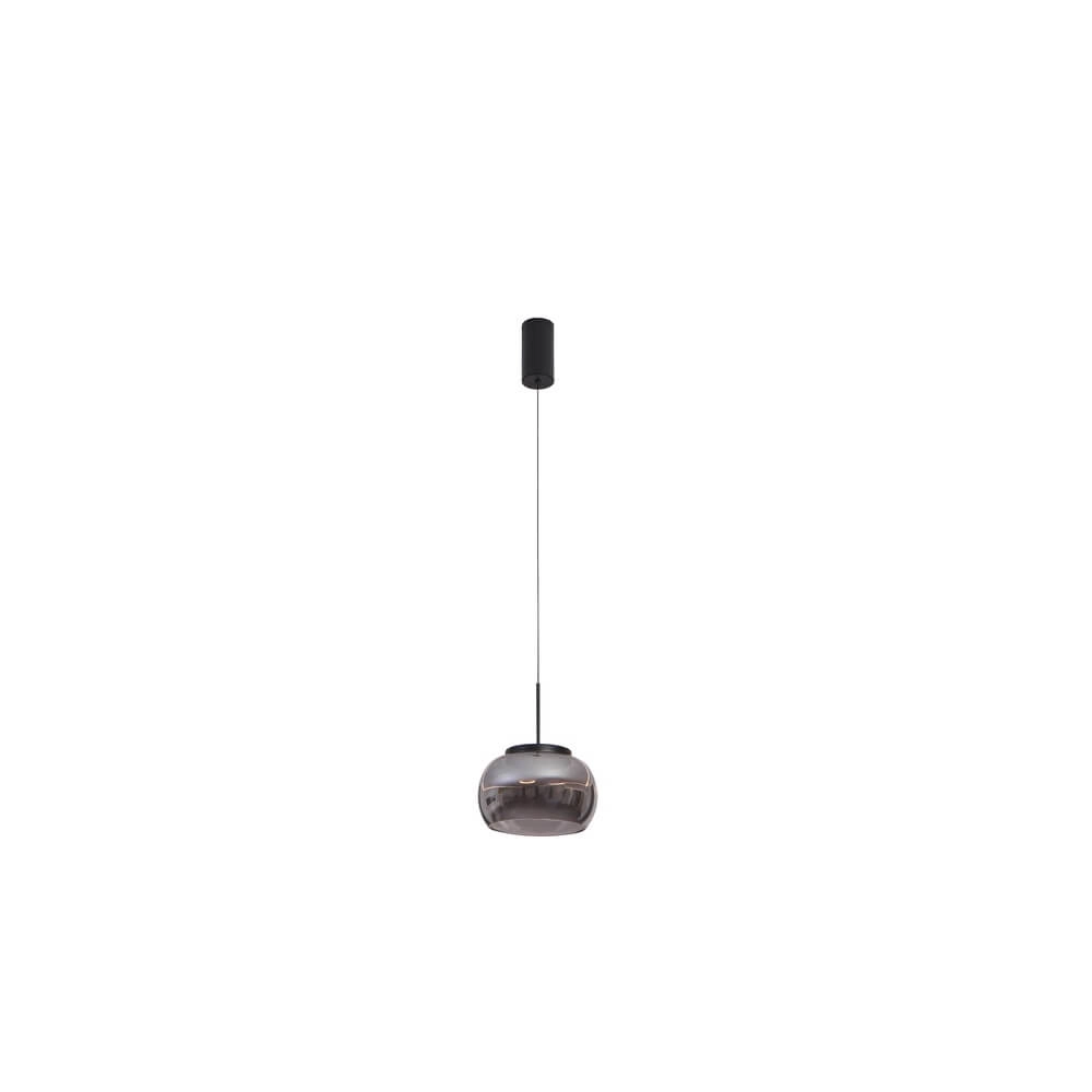 Design pendant lamp Bounto with smoke glass Lyora 4255805301159