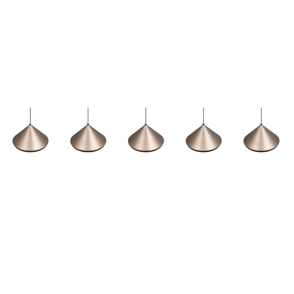 5-light pendant lamp Laguna coffee brown Trio 4017807671094