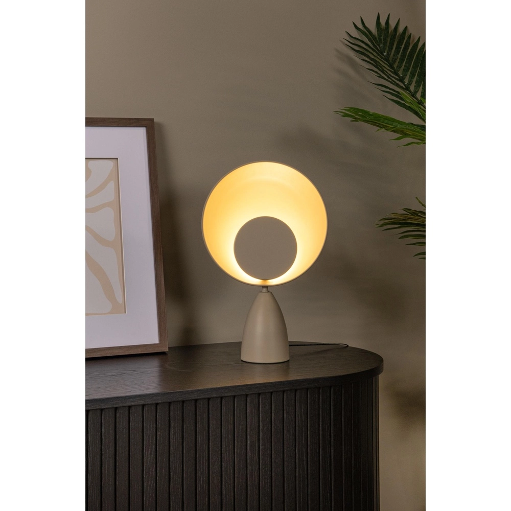 Design table lamp Castamar Ø 25.5cm sand brown Lucide 5411212345844