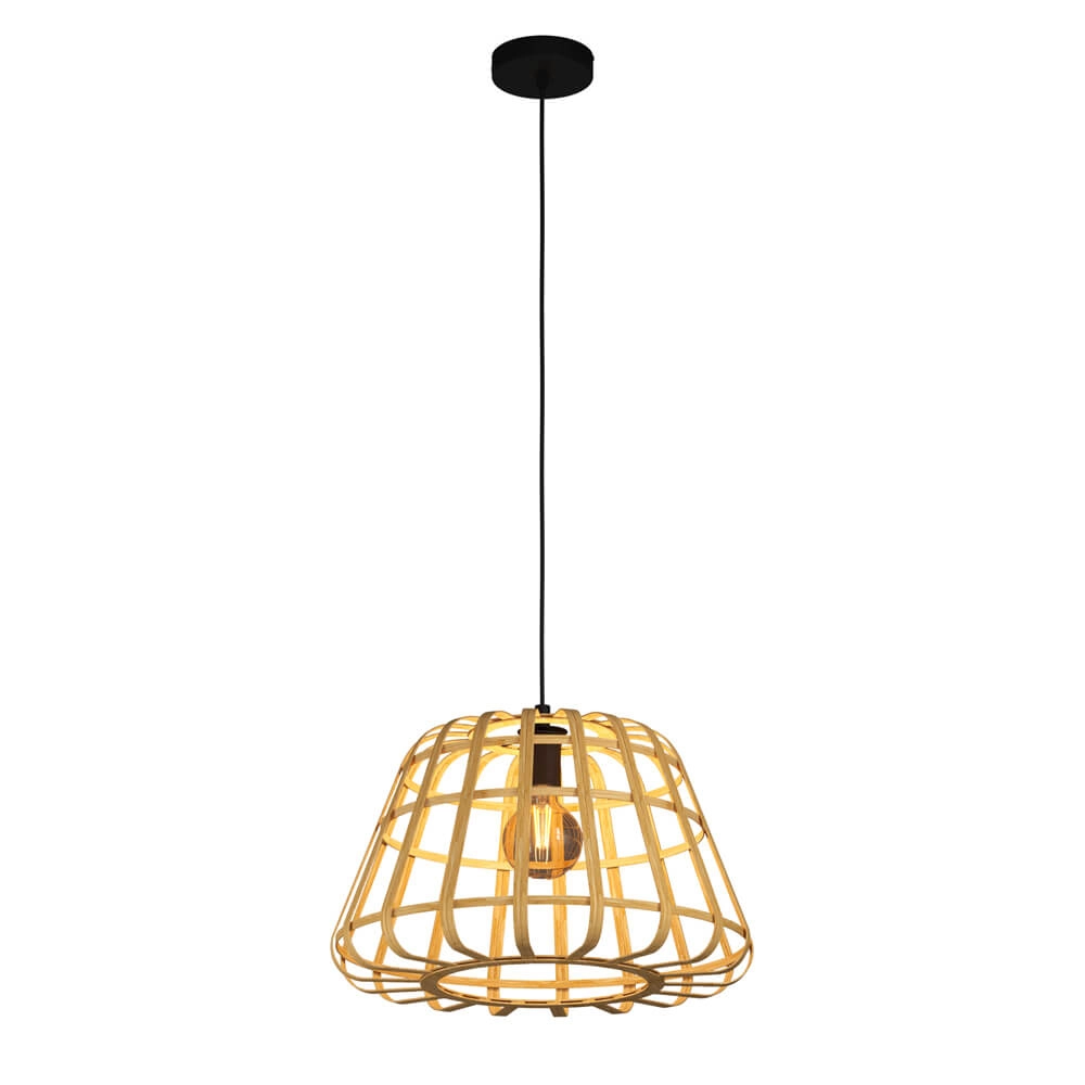 Rattan hanging lamp Montezuelo Ø 50cm Stars of Light 9008606240500