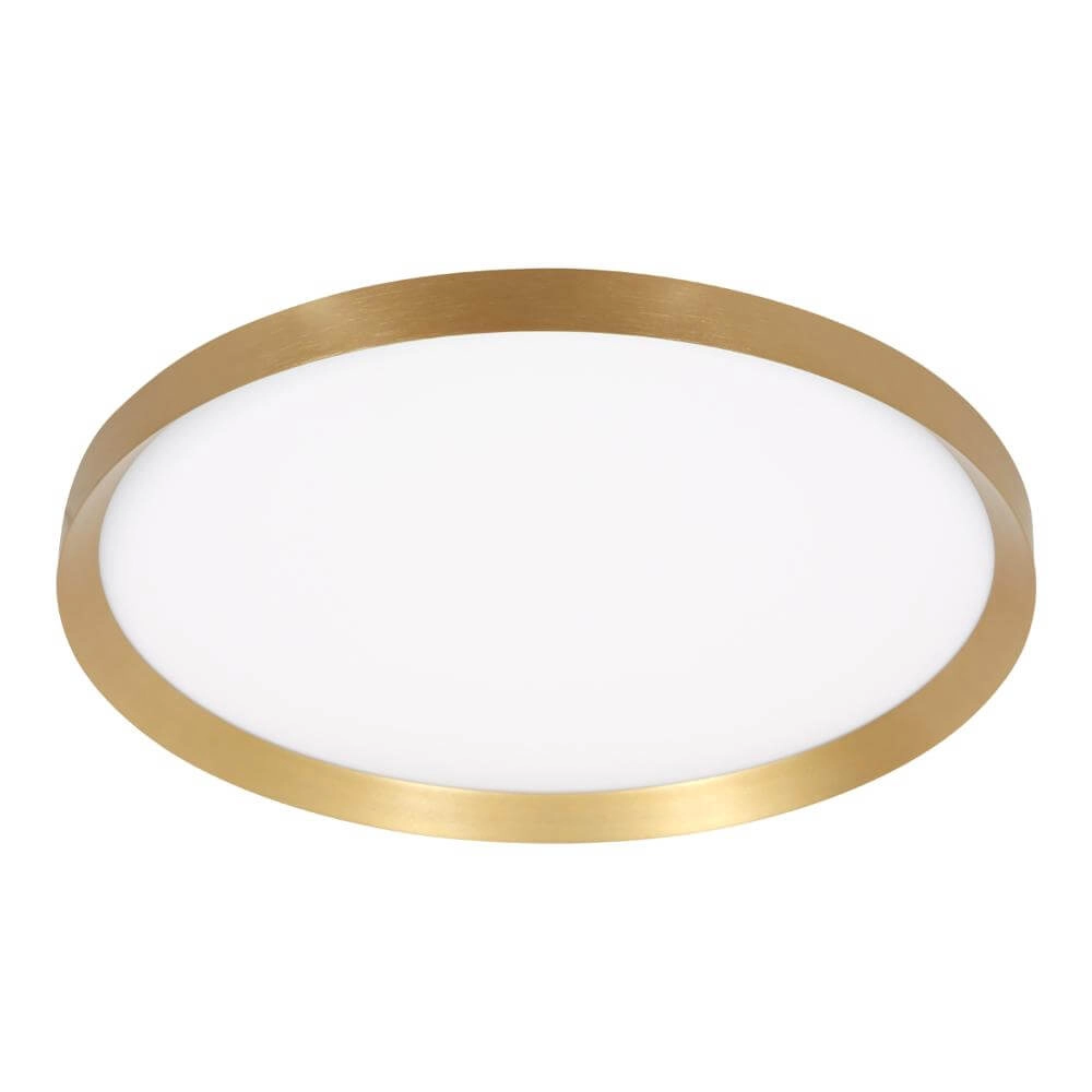 Sleek ceiling lamp Flady gold Ø 50cm Steinhauer 8712746171853