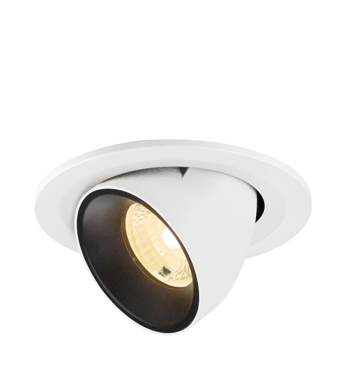 Recessed spotlight Numinos Gimble S white/black 3000K - 40deg