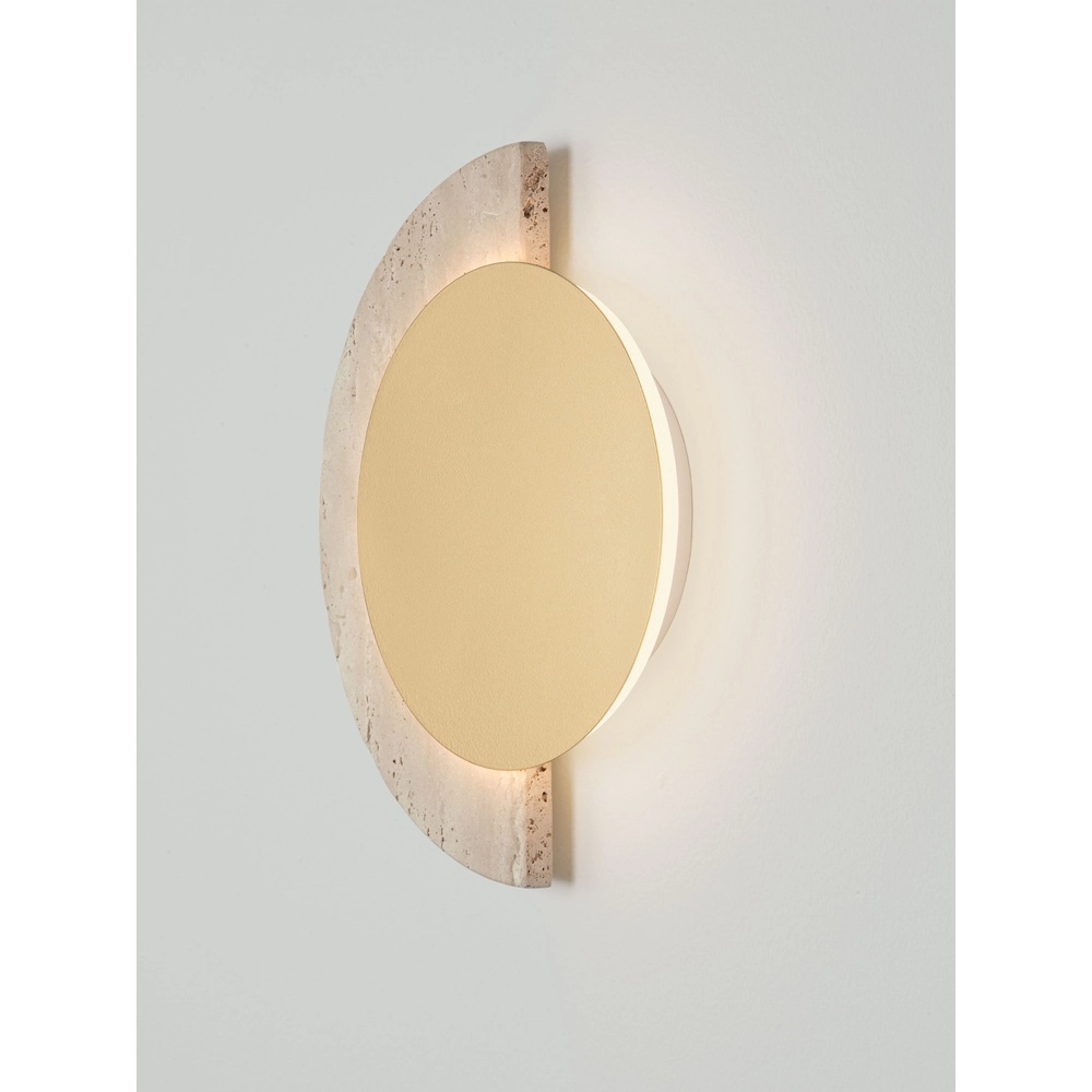 Design wall lamp Molli travertine Ø 21cm Lyora 5212063501317