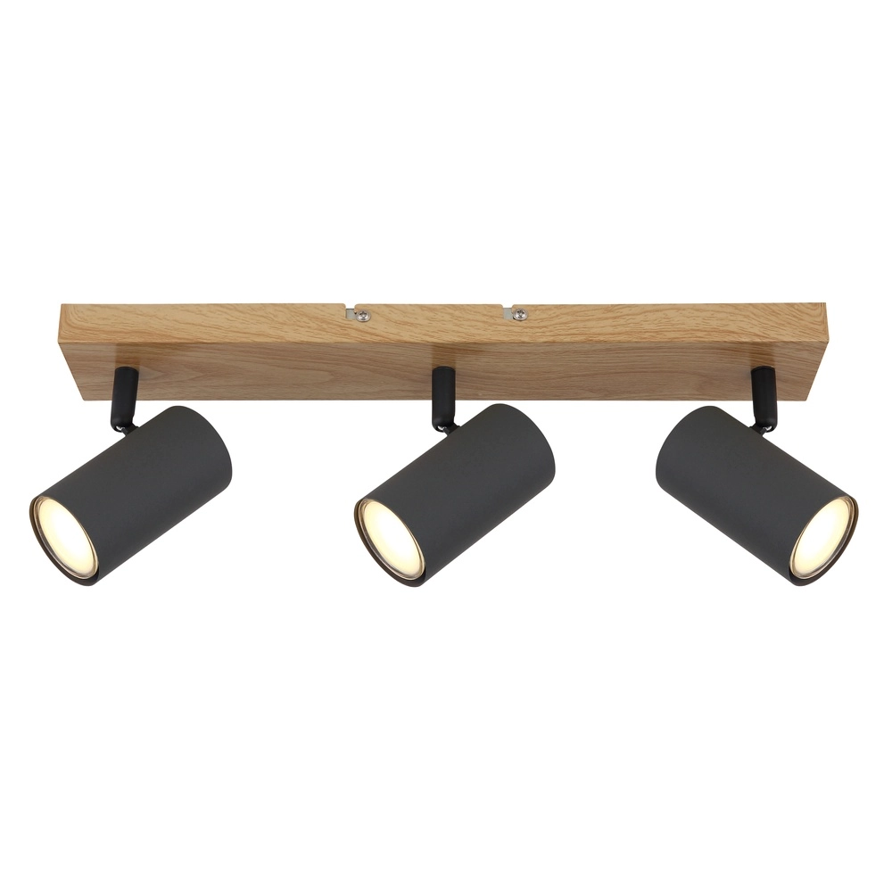 Ceiling lamp 3-lights Robby wood Globo 9007371442522