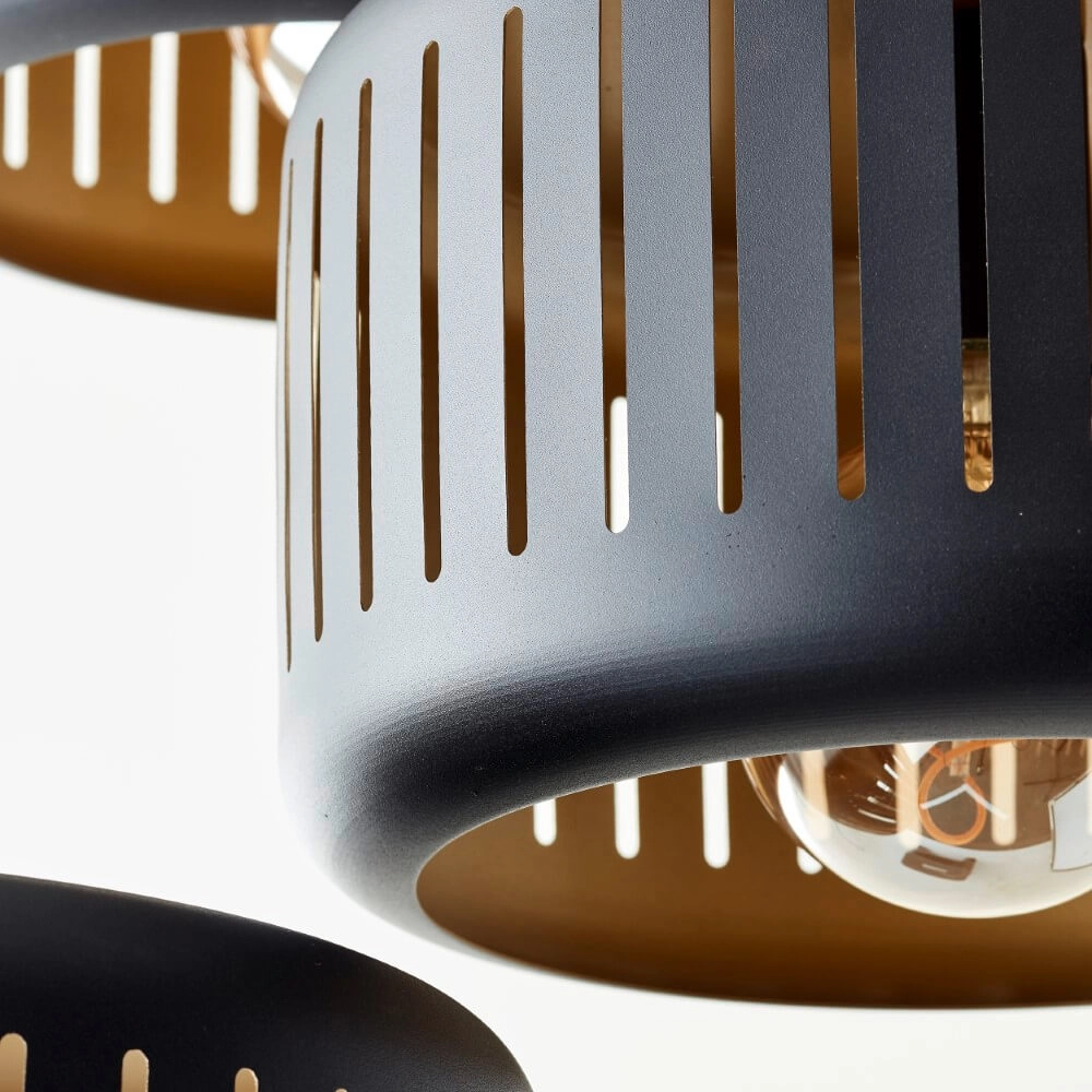 Vide pendant lamp Tyas black Ø 52cm Brilliant 4004353411489