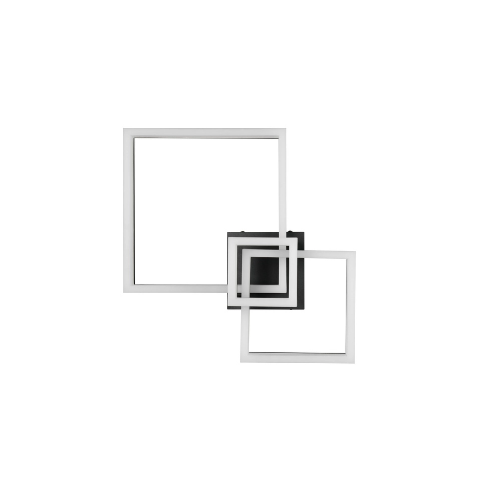 Black ceiling lamp Camino design Trio 4017807655834