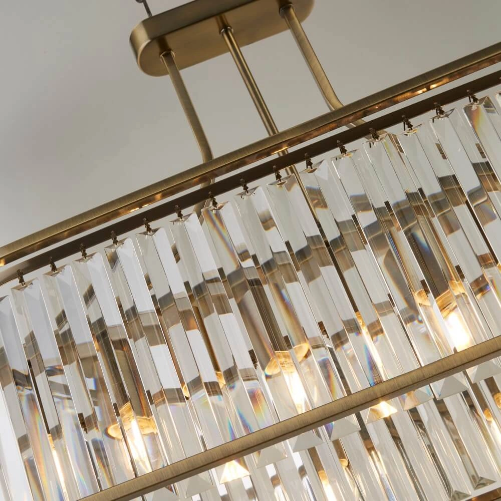 Classic hanging lamp Victoria 78cm x 30cm Searchlight 5053423206912