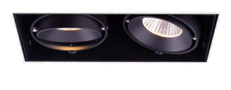Trimless recessed spot Trofa double