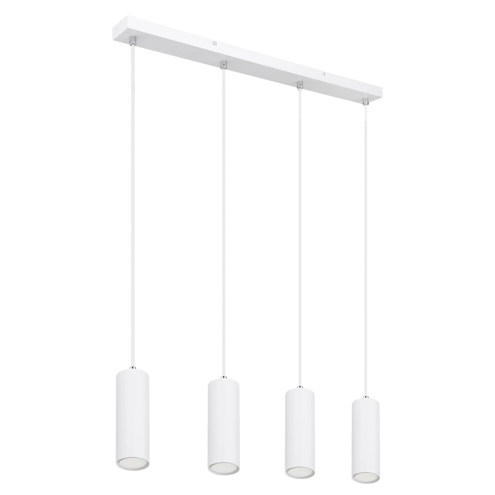 Pendant lamp Robby 4-light white Globo 9007371436545