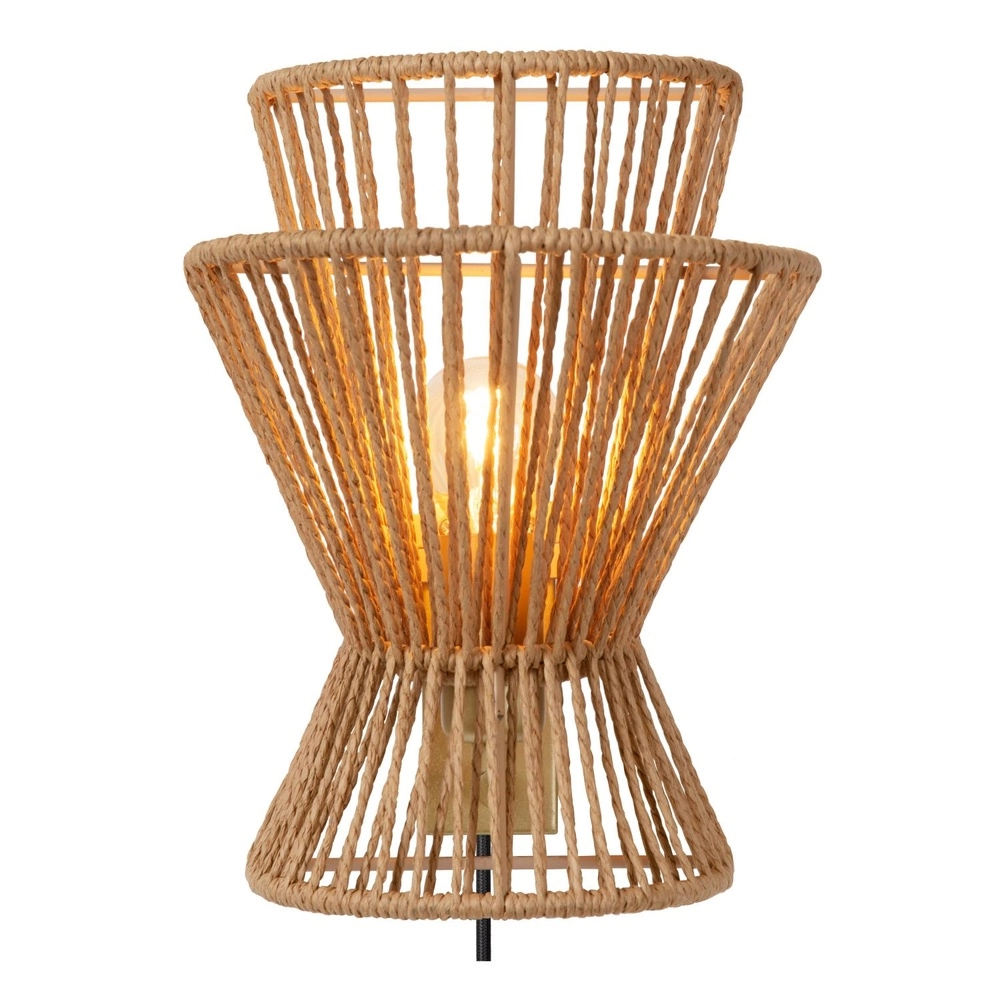 Wall lamp Tasman Rattan Lucide 5411212105981