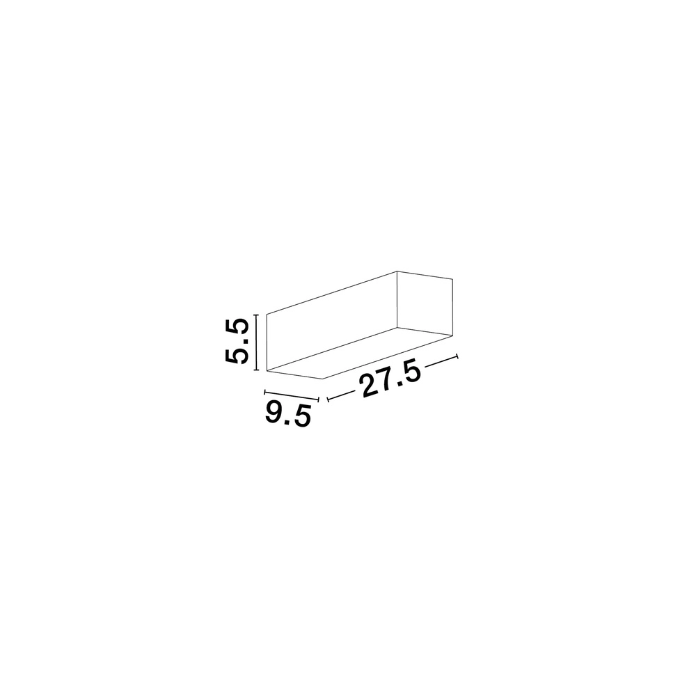 Sleek wall lamp Lita white Lyora 5212017479310