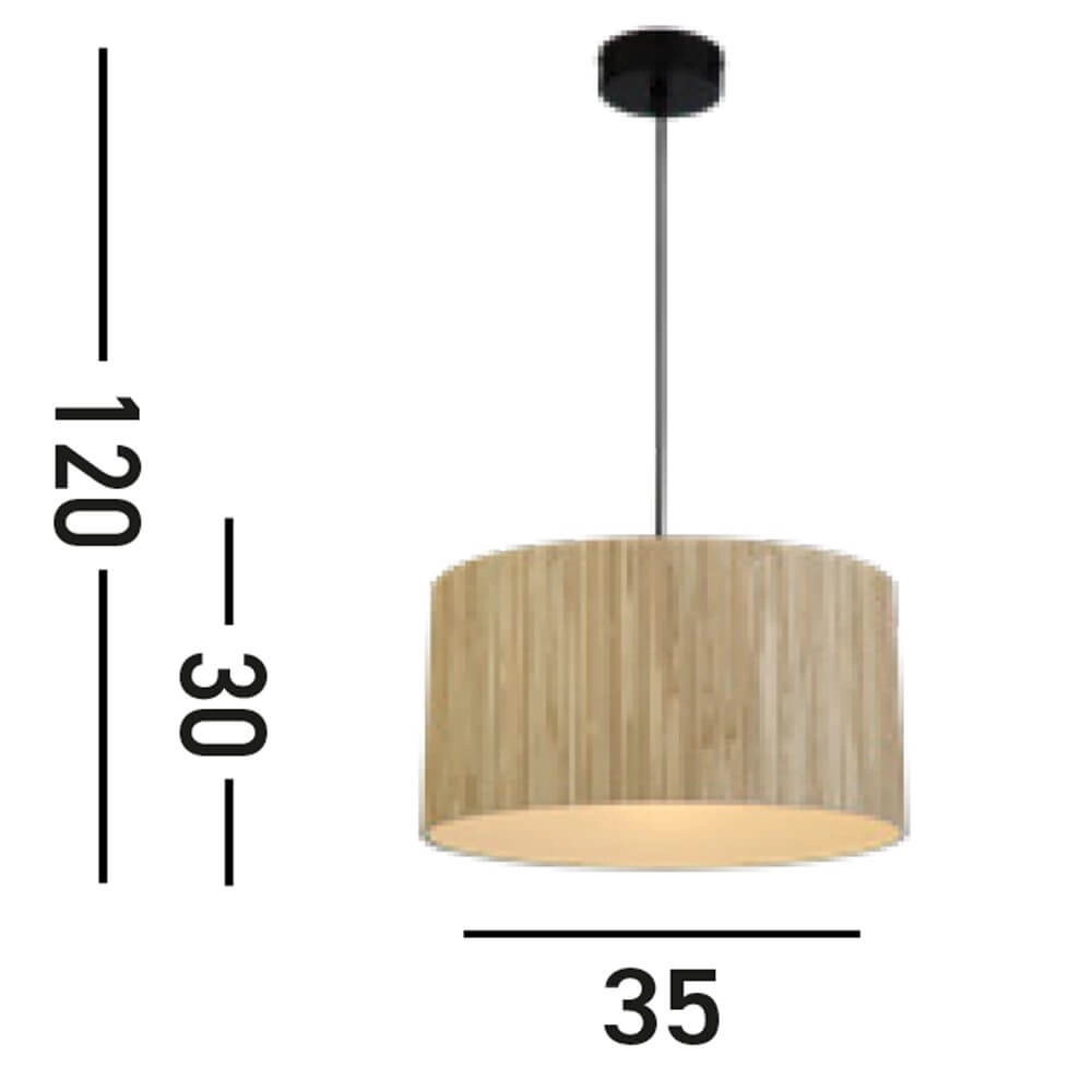 Scandinavian pendant lamp Meadow Ø 35cm Searchlight 5053423273488