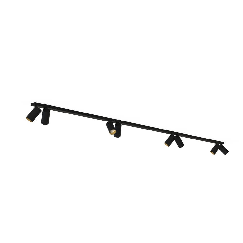 Black with gold ceiling lamp Mono