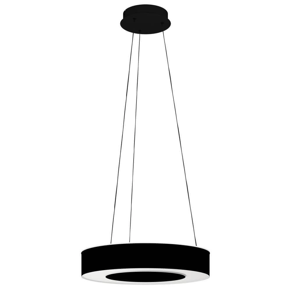 Black LED hanging lamp Guamare Ø 53cm
