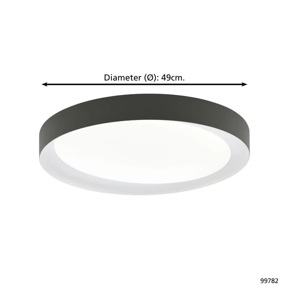 LED ceiling lamp Laurito Ø 49cm Eglo 9002759997823