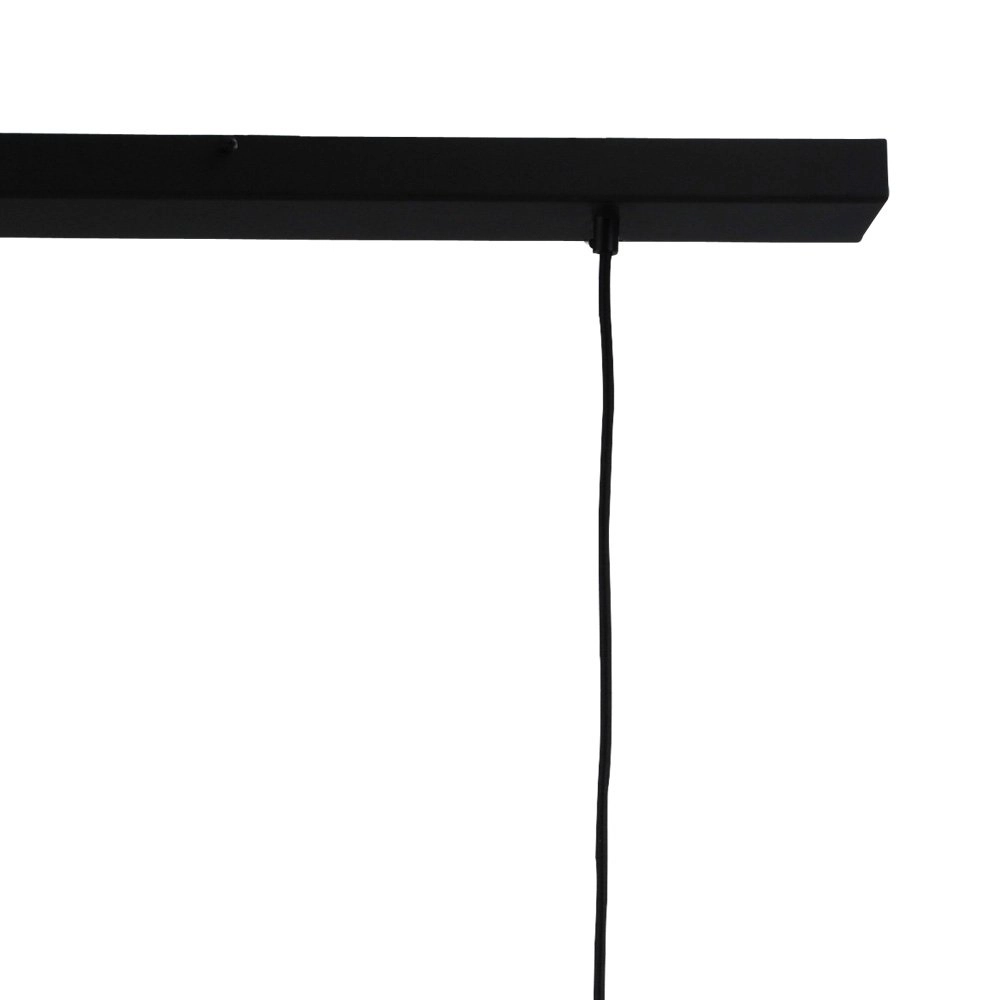 Dining room hanging lamp Lett ll 2-light black with smoke glass Masterlight 8718121183268