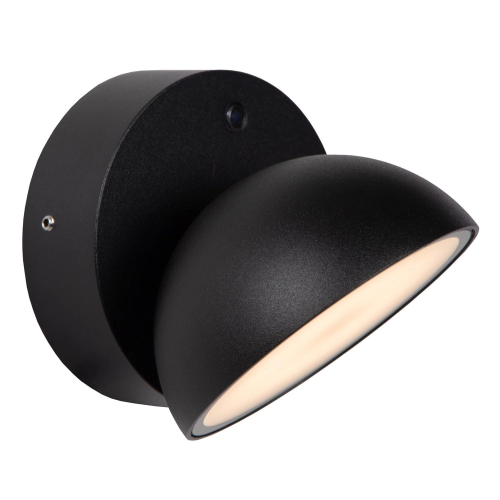 Design wall lamp Finn with sensor black Lucide 5411212221612