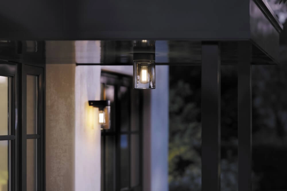 Ceiling lamp Tesla smoke glass Royal Botania