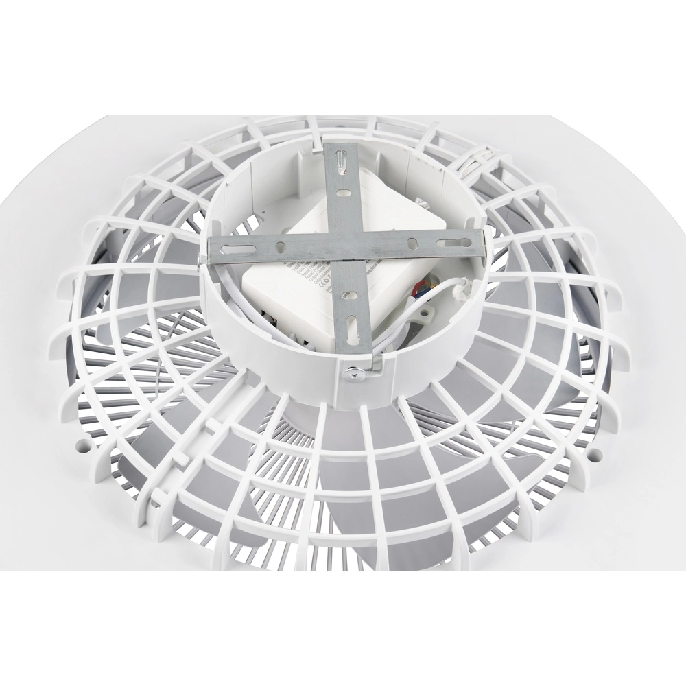 Design fan Holmsund white Ø 46cm with RGB function Trio 4017807688665