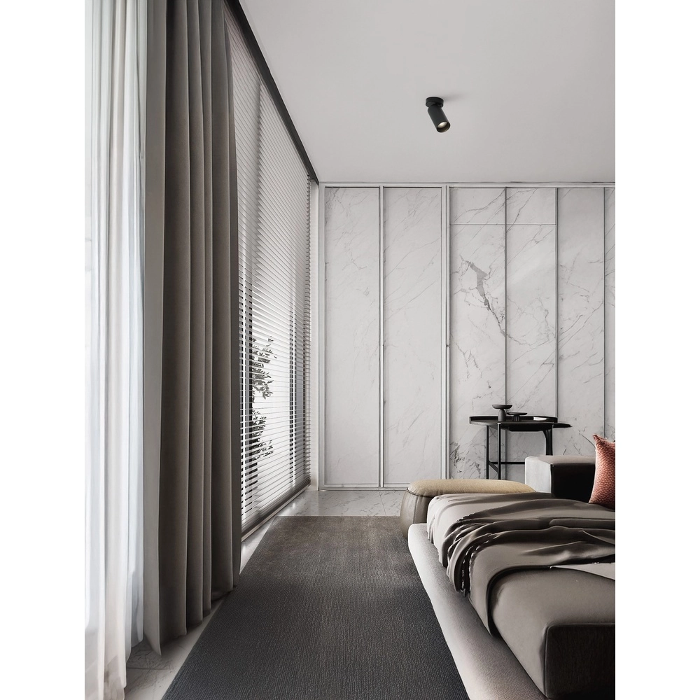 Ceiling spotlight Oso black Ø 7cm Lyora 5212017465047