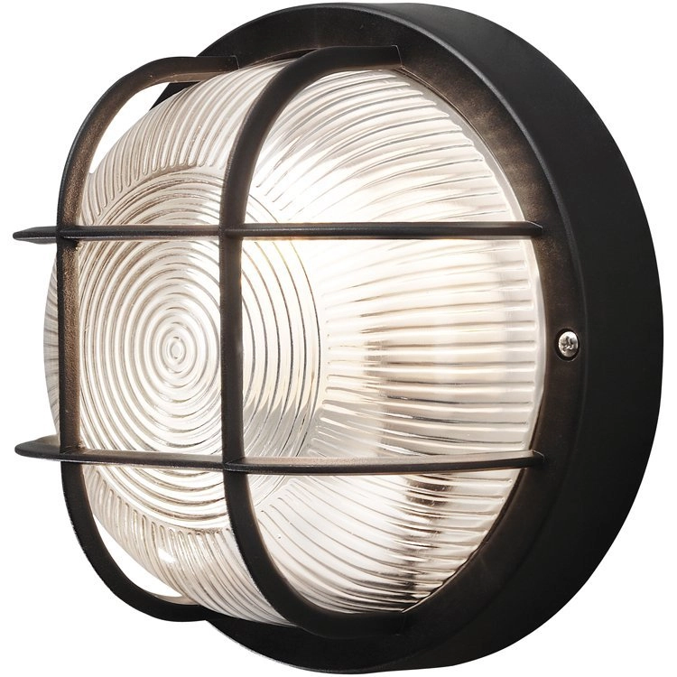 Outdoor lamp Mantova Round Black KonstSmide 7318307651751