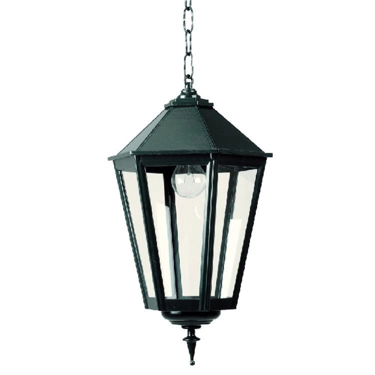 Porch hanging lamp Chain K7B black