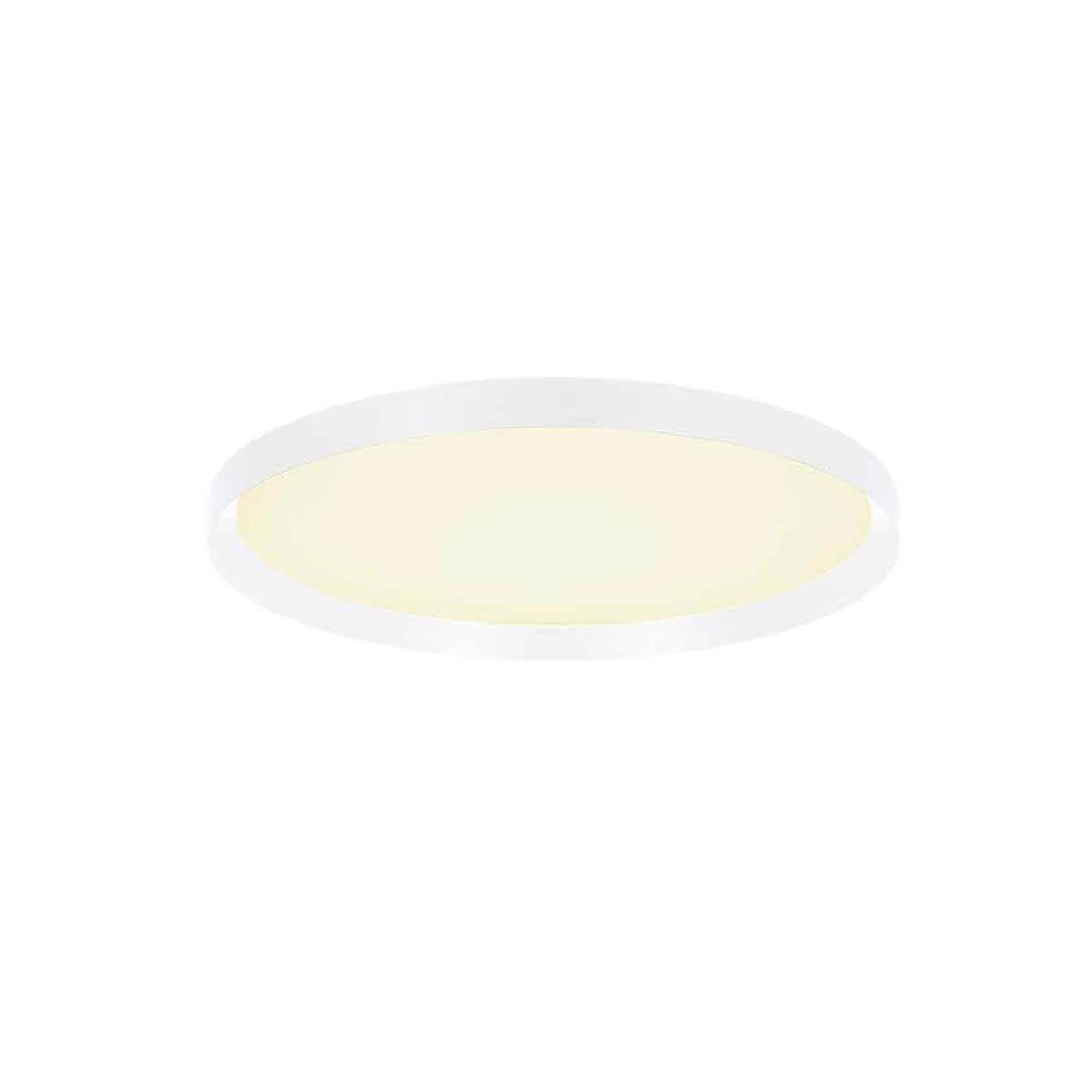 Sleek ceiling lamp Flady white Ø 40cm