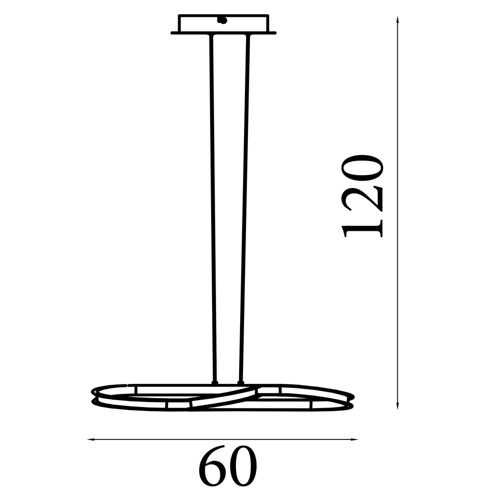 Pendant lamp Doodle gold Searchlight 5053423302300