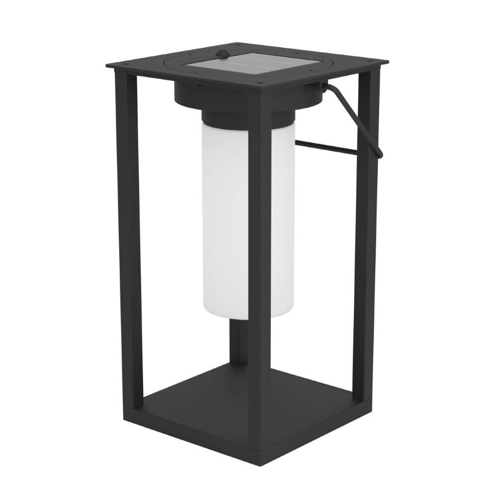 Black table lamp Usigni Solar