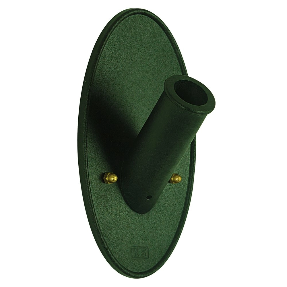 Flagpole holder Oval dark green