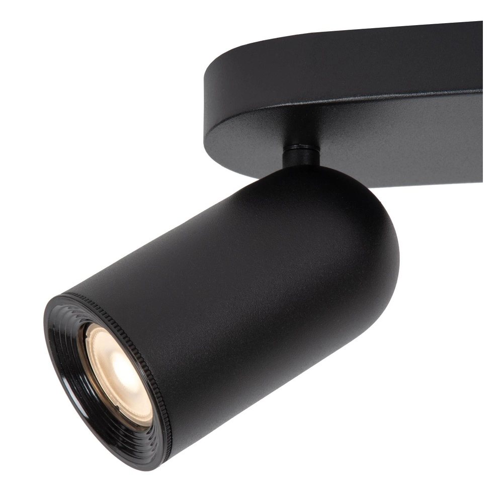 Ceiling spotlight Punch 4-light black Lucide 5411212134332