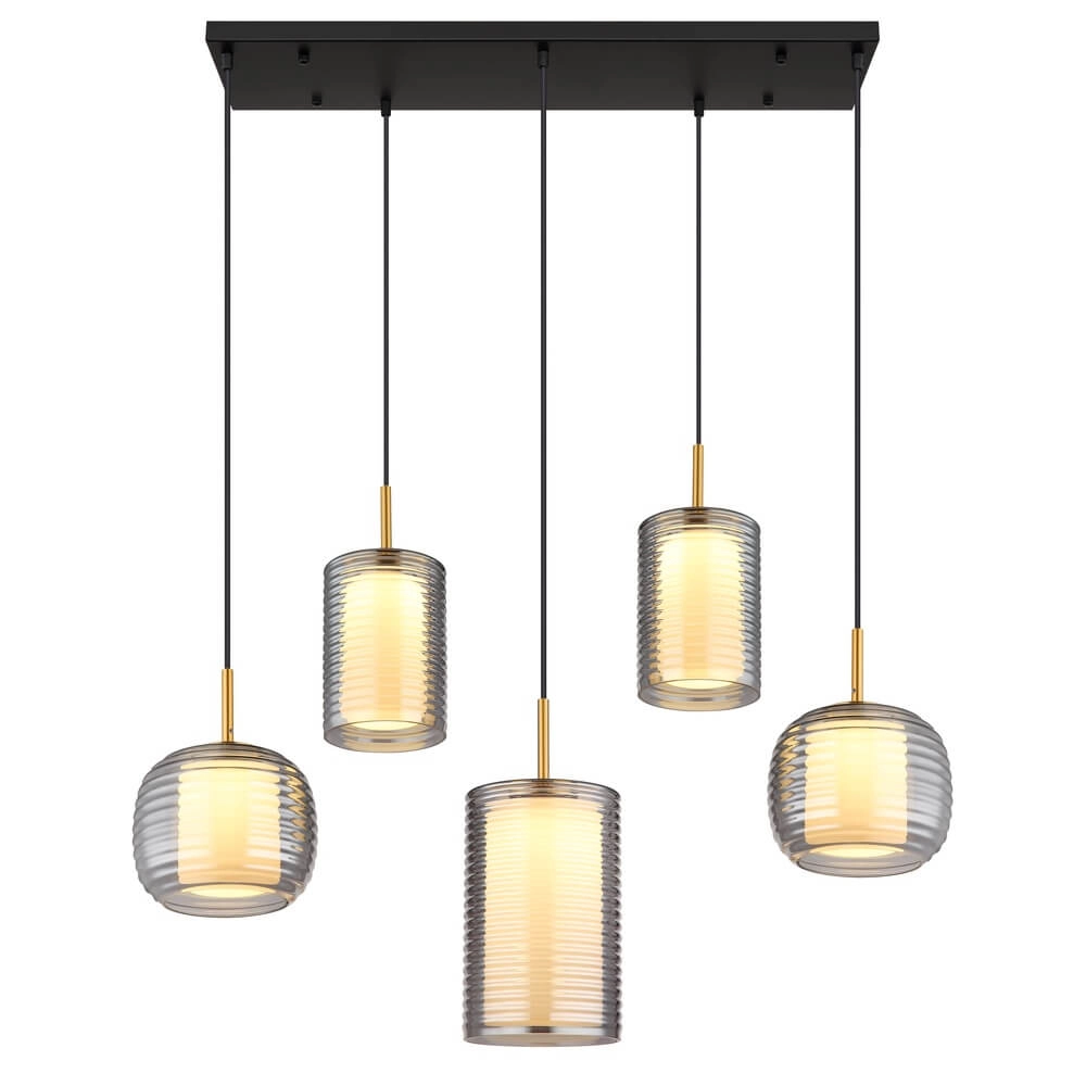 Pendant lamp Lampigna 5-light Globo 9007371449880