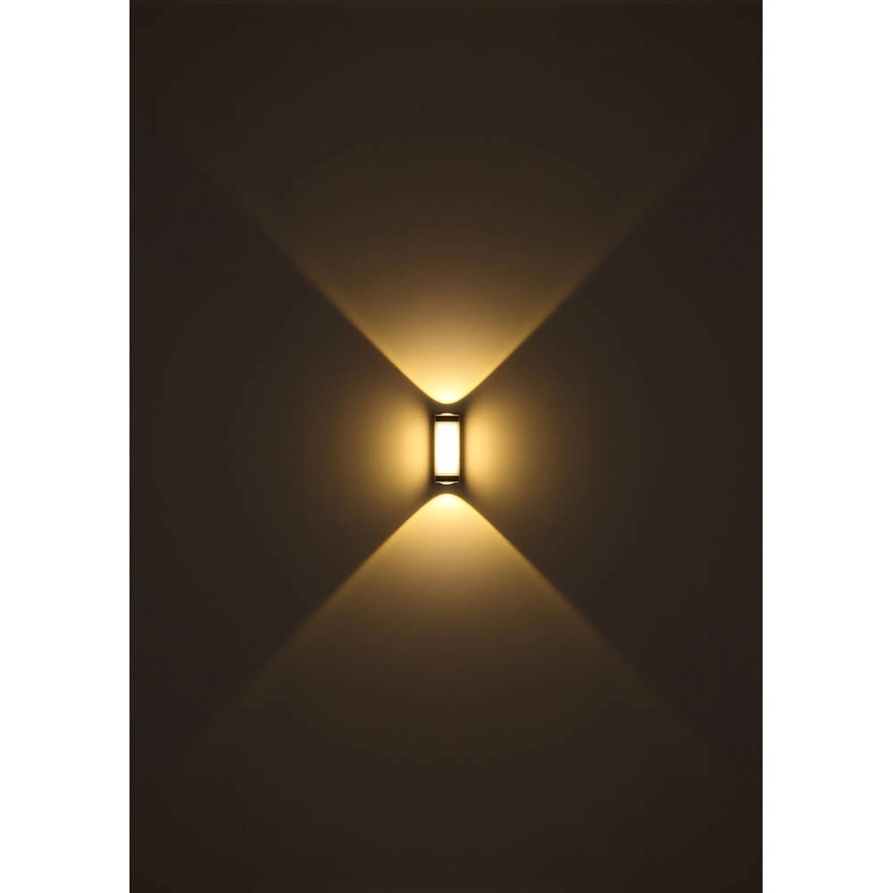 Design wall lamp Plixon anthracite rectangle Globo 9007371455430