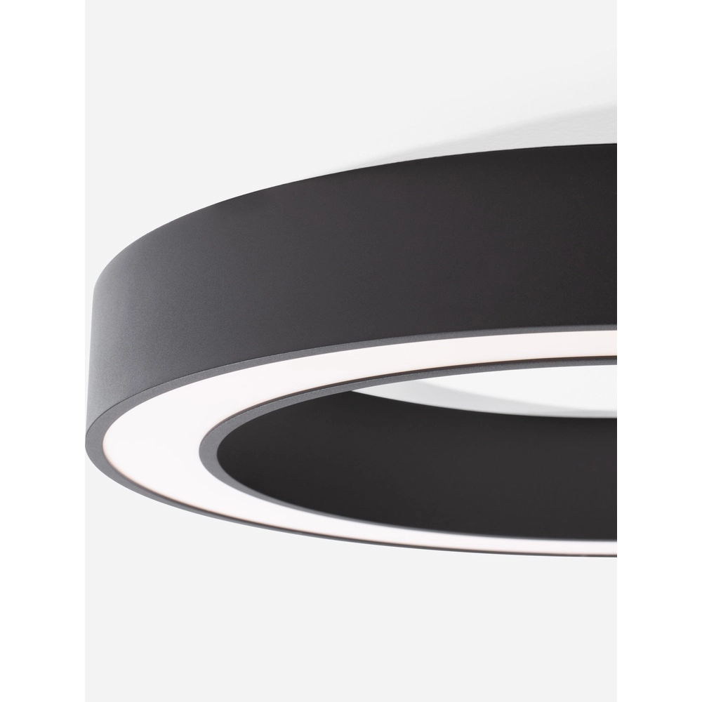 Ceiling lamp Morbido black Ø 60cm Lyora 5212017438584