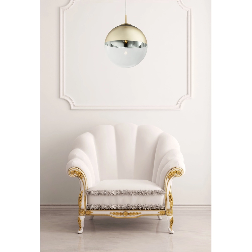 Pendant lamp Varus gold Ø 33cm Globo 9007371371464