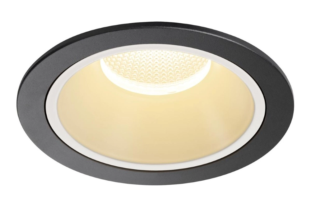 Recessed spotlight Numinos XL black/white 3000K - 20deg SLV 4024163308175