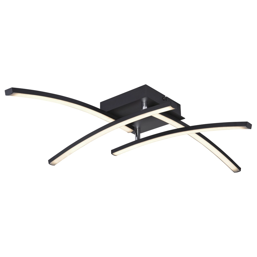 Black ceiling lamp Tansy I Design black