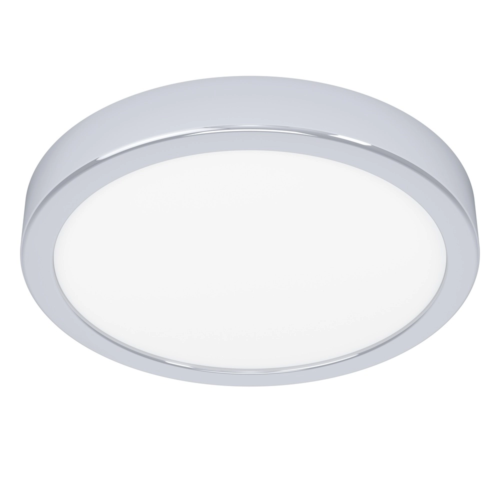 Chrome ceiling light Fueva 6 LED - Ø 21,1cm