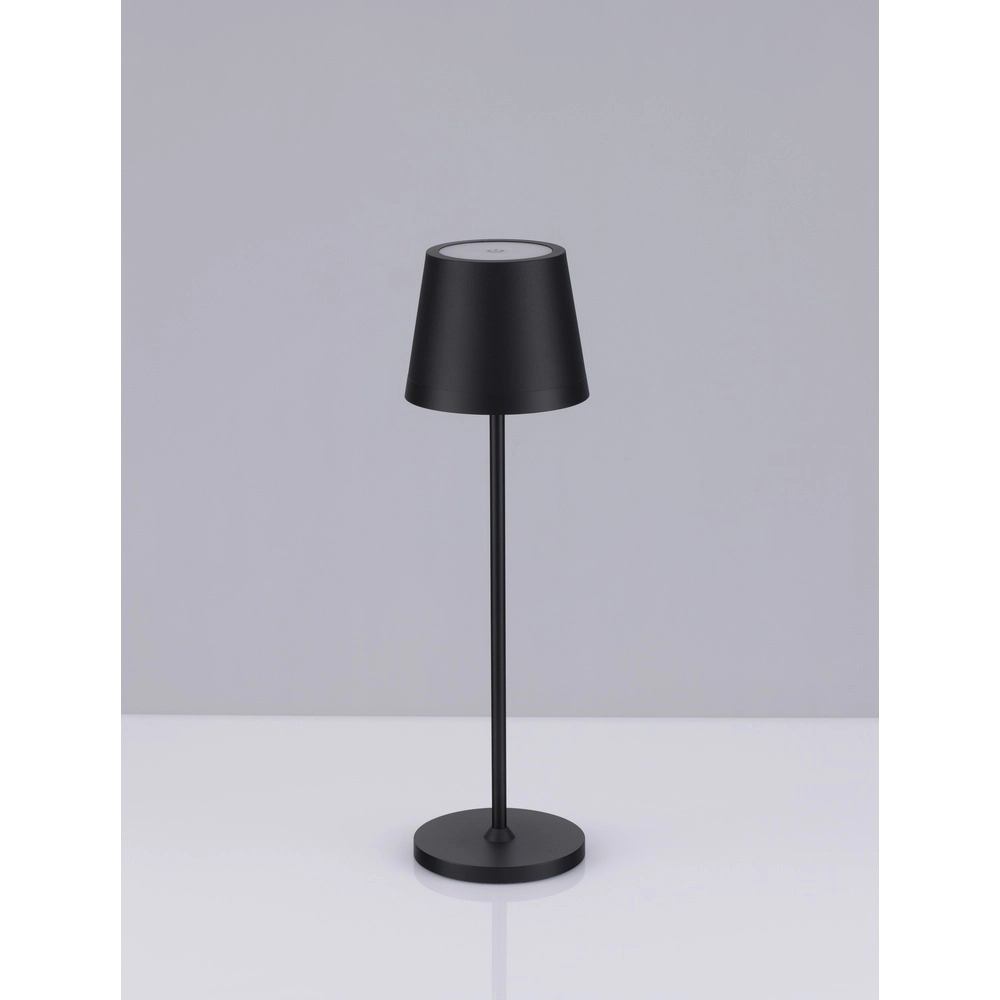 Rechargeable table lamp Seina black Lyora 5212017444455