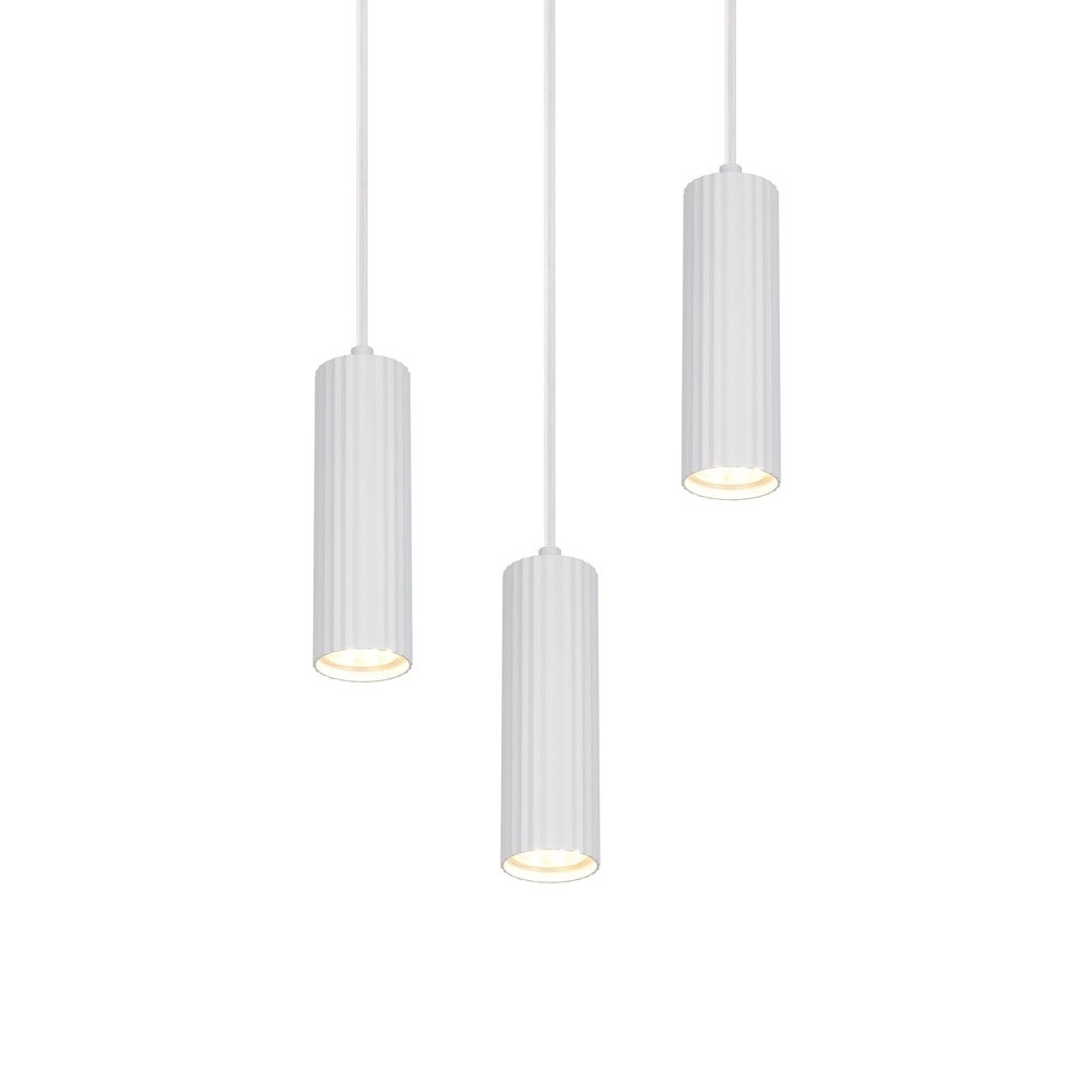 3-light pendant lamp Soka white Trio 4017807658576