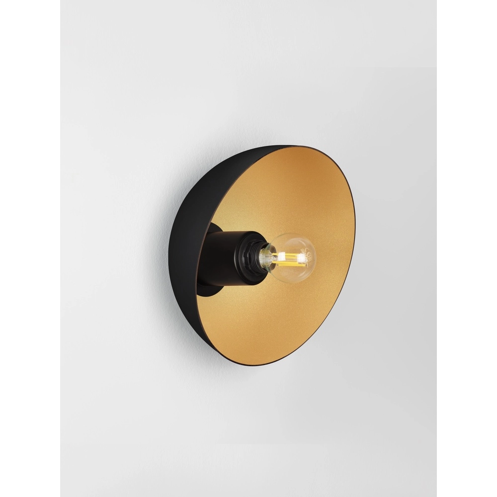 Design wall lamp Onia black with gold Lyora 5212017458179