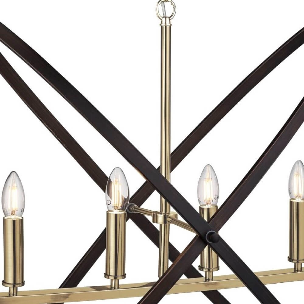 Classic pendant lamp Hoopla 4-light Searchlight 5053423135489