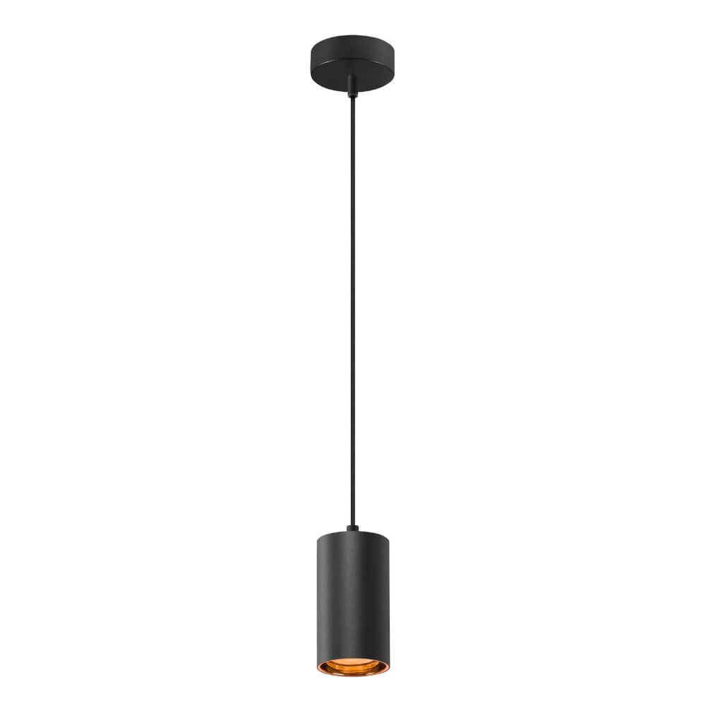 Pendant Pendant Lamp Asto Tube black 1x GU10 SLV 4024163266093