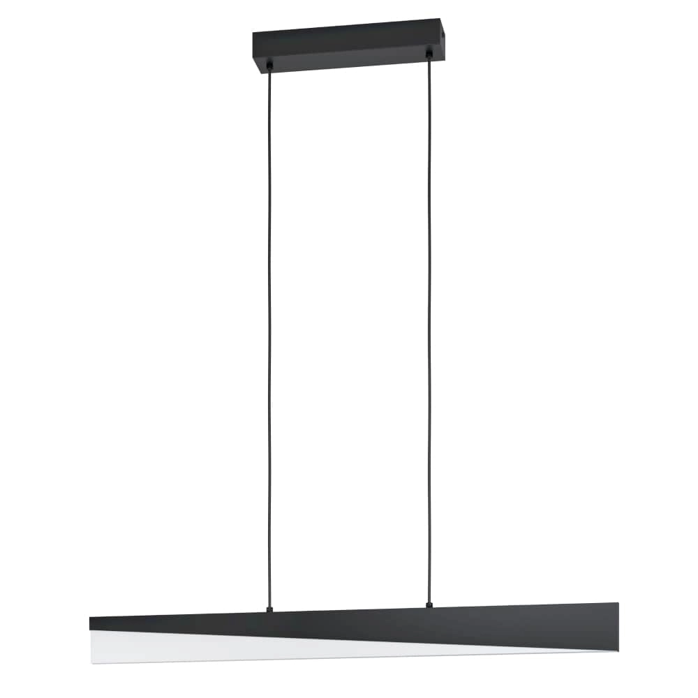 Black LED hanging lamp Isidro