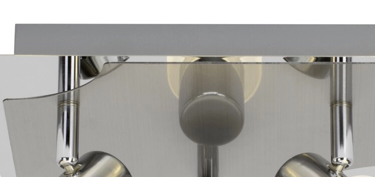 Design ceiling spotlight Lea 3-light grey Brilliant 4004353185830