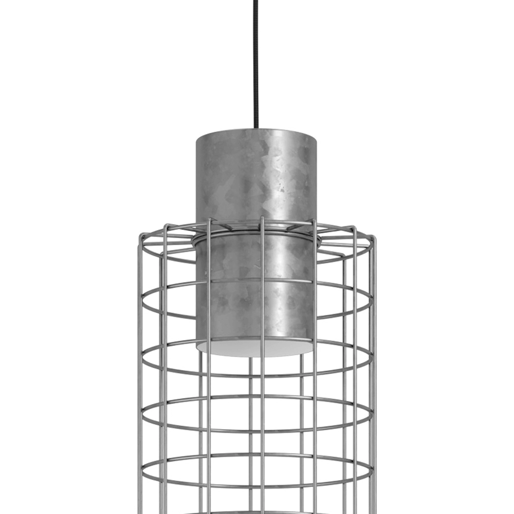 Gray wire lamp Milligan Ø 20cm Eglo 9002759436476