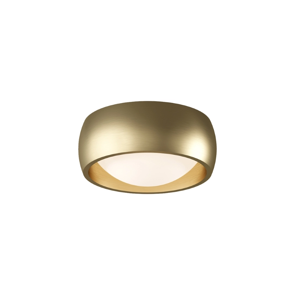 Sleek ceiling lamp Montana Ø15cm - Brushed Gold Artdelight 8720701103955