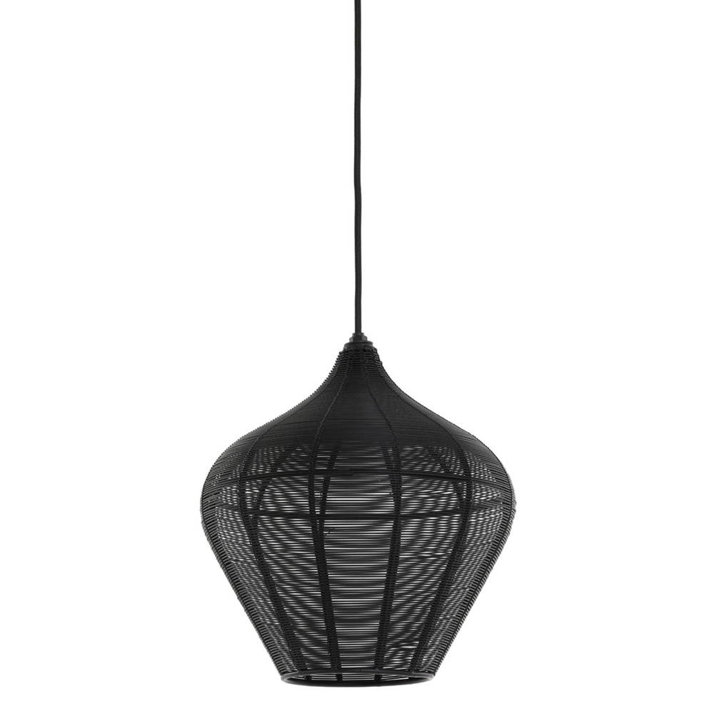 Pendant lamp Alvaro black Ø 27cm
