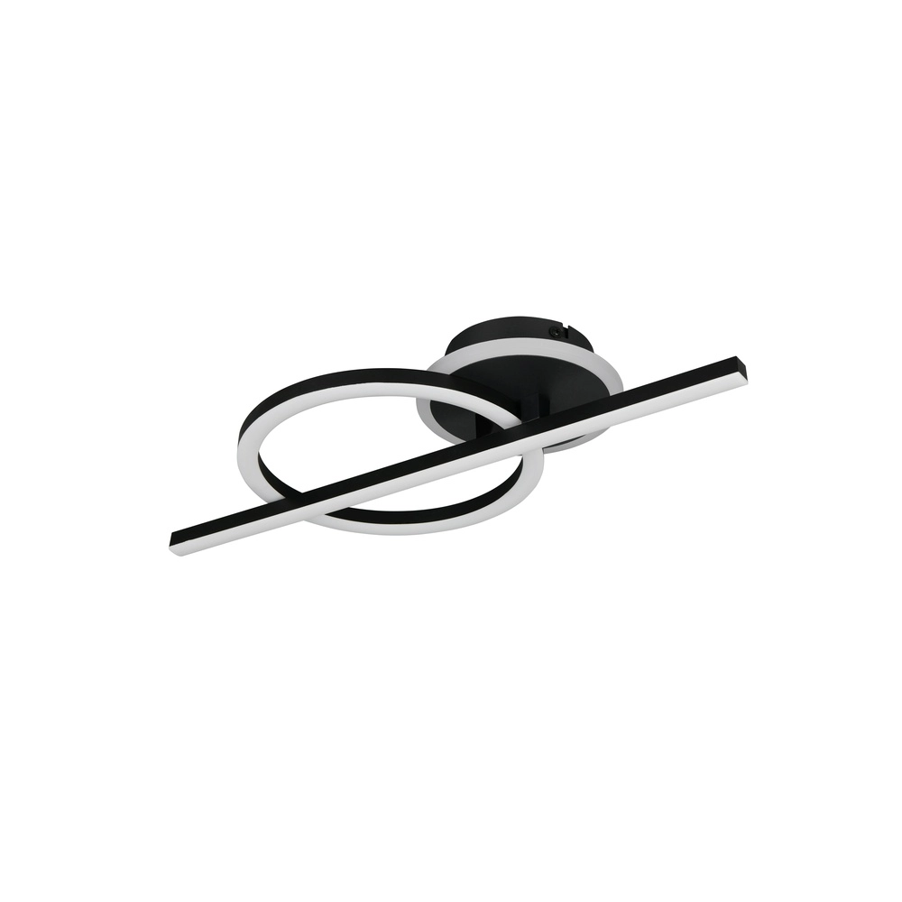 Ceiling lamp Welis Modern Black